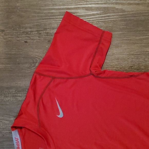 Nike Pro Combat Dri-Fit Compression Short Sleev Shirt Size XL - Picture 4 of 13